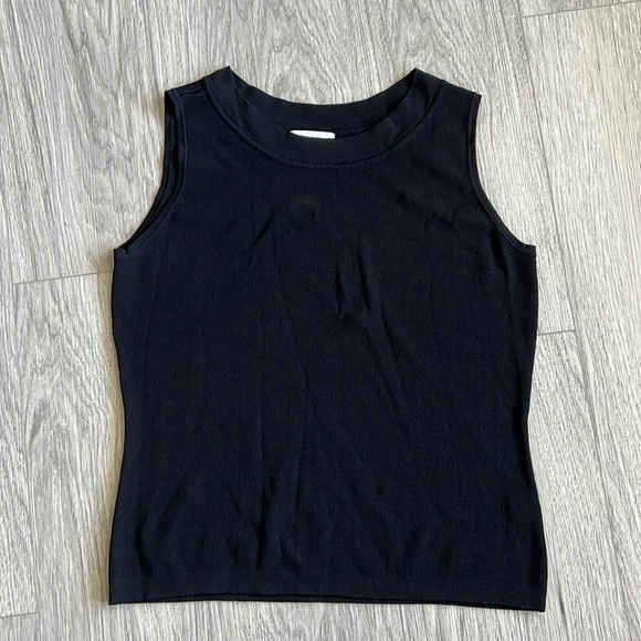 Dress Barn Black Dressy Tank Size L - Picture 1 of 6